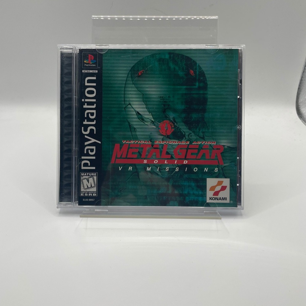 Metal Gear Solid VR Missions PS1 Sony PlayStation 1999 Konami Complete